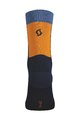 SCOTT čarape klasične - BLOCK STRIPE CREW - plava/narančasta