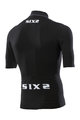 SIX2 dres kratkih rukava - BIKE3 CHROMO - crna