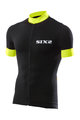 SIX2 dres kratkih rukava - BIKE3 STRIPES - crna/žuta