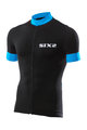 SIX2 dres kratkih rukava - BIKE3 STRIPES - crna/plava