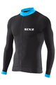 SIX2 dres dugih rukava ljetni - BIKE4 STRIPES - crna/plava
