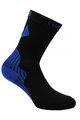SIX2 čarape klasične - ACTIVE - crna/plava