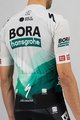 SPORTFUL dres kratkih rukava - BORA HANSGROHE 2021 - siva/zelena