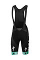 SPORTFUL kratke hlače s tregerima - BORA HANSGROHE 2019 - zelena/crna