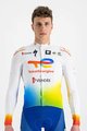 SPORTFUL dres dugih rukava zimski - TOTAL ENERGIES 2022 - narančasta/bijela/plava/žuta