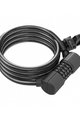 SYNCROS lokot za bicikl - MASSET COIL LOCK - crna