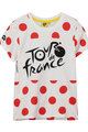 TDF majica kratkih rukava - TDF KIDS POIS '21 - bijela/crvena