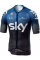 CASTELLI dres kratkih rukava - TEAM SKY 2019  - bijela/plava/crna