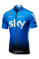 CASTELLI dres kratkih rukava - TEAM SKY FAN 2019 - bijela/crna/svjetloplava