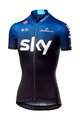 CASTELLI dres kratkih rukava - TEAM SKY FAN 2019 - bijela/crna/plava