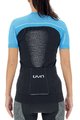 UYN dres kratkih rukava - GRANFONDO LADY - plava/crna