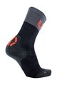 UYN čarape klasične - LIGHT - siva/crvena/crna