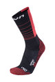 UYN čarape klasične - SUPPORT - crna/crvena