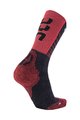 UYN čarape klasične - SUPPORT - crna/crvena