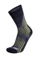 UYN čarape klasične - TREKKING WAVE - crna/siva/žuta
