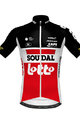 dres kratkih rukava - LOTTO SOUDAL 2020 - bijela/crvena/crna