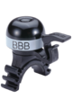 BBB Mini zvonček na bicykel s univerzálnym úchytom - BBB-16 MINIFIT - bijela