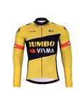 BONAVELO zimski dres i hlače - JUMBO-VISMA 2024 WNT - žuta/crna