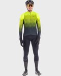 ALÉ dres dugih rukava zimski - R-EV1 CLIMA PROTECTION 2.0 VELOCITY WIND G+ - žuta/crna