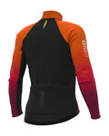 ALÉ dres dugih rukava zimski - R-EV1 CLIMA PROTECTION 2.0 VELOCITY WIND G+ - narančasta/crna