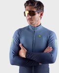 ALÉ dres dugih rukava zimski - R-EV1 CLIMA PROTECTION 2.0 VELOCITY WIND G+ - siva/crna