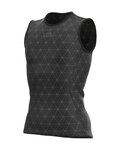ALÉ majica bez rukava - QUARK LESS - crna
