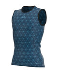 ALÉ majica bez rukava - QUARK LESS - plava