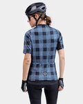 ALÉ dres kratkih rukava - OFF ROAD - GRAVEL SCOTTISH LADY - plava