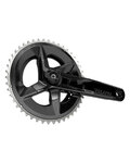 SRAM ručice s pretvaračem - RIVAL D1 QUARQ ROAD POWER METER DUB 160 48-35 - crna