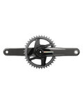 SRAM ručice s pretvaračem - FORCE 1X D2 DUB IRIDESCENT 175mm - crna