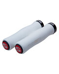 SRAM ručke volana - LOCKING GRIPS 129 mm - siva/crvena