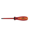 UNIOR odvijač - SCREWDRIVER  VDE TBI PH0 x 60 - crvena