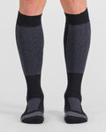 SPORTFUL dokoljenica - WARM WOOL LONG - crna/siva
