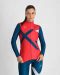 SPORTFUL dres dugih rukava zimski - SQUADRA W - crvena/plava