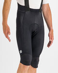SPORTFUL kratke hlače s tregerima - BODYFIT PRO THERMAL - crna