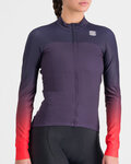SPORTFUL dres dugih rukava zimski - BODYFIT PRO THERMAL - crvena/plava