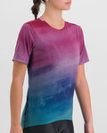 SPORTFUL majica kratkih rukava - FLOW GIARA - ljubičasta/plava