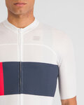 SPORTFUL dres kratkih rukava - SNAP - bijela/plava/crvena
