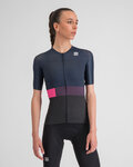 SPORTFUL dres kratkih rukava - SNAP - crna/plava