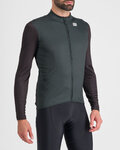 SPORTFUL dres dugih rukava zimski - CHECKMATE THERMAL - crna/zelena