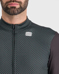 SPORTFUL dres dugih rukava zimski - CHECKMATE THERMAL - crna/zelena