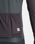 SPORTFUL dres dugih rukava zimski - CHECKMATE THERMAL - crna/zelena