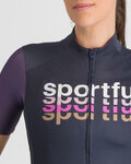SPORTFUL dres kratkih rukava - SUPERGIARA LOGO 2 - plava/ljubičasta