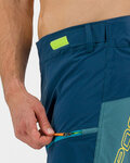 KARPOS kratke hlače bez tregera - RAPID BAGGY - plava/zelena