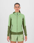 KARPOS jakna otporna na vjetar - LAVAREDO W - zelena/svjetlozelena