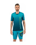 KARPOS dres kratkih rukava - VERVE - tirkizna