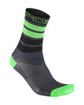 KARPOS čarape klasične - VERVE - siva/crna/zelena