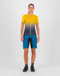 KARPOS dres kratkih rukava - VERVE EVO - žuta/plava