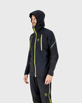 KARPOS vodootporna jakna - LAVAREDO RAIN - crna/zelena