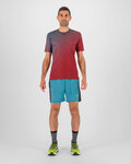 KARPOS majica kratkih rukava - LAVAREDO ULTRA - crvena/plava